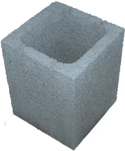 Elément De Pilier À Enduire Gris, H.25 X L.20 X P.20 Cm