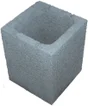 Elément De Pilier À Enduire Gris, H.25 X L.20 X P.20 Cm