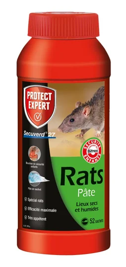 Pâte anti-rats PROTECT EXPERT, 520g
