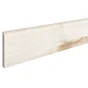 Lot de 2 plinthes Mikado blanc H.7.5 x L.90 cm x Ep.9 mm