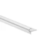 Nez De Marche Décoratif Escaliers Et Sol Argent Mat Alu L.250 Cm X Ep.19 Mm