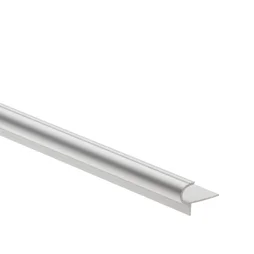Nez De Marche Décoratif Escaliers Et Sol Argent Mat Alu L.250 Cm X Ep.22 Mm