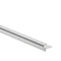 Nez De Marche Décoratif Escaliers Et Sol Argent Mat Alu L.250 Cm X Ep.22 Mm