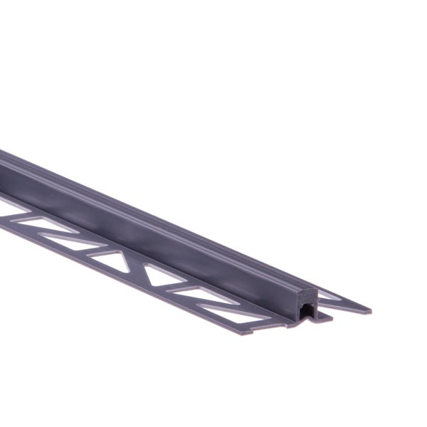 Joint De Dilatation Et Fractionnement Sol Gris Moyen Mat Pvc L.250 Cm X Ep.11 Mm