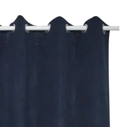 Rideau tamisant, Newmanchester bleu l.140 x H.280 cm INSPIRE