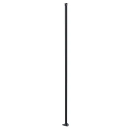 Poteau rond gris H.175 cm