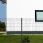 Poteau rond gris H.175 cm