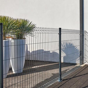 Panneau Arista 1 x 2 m gris 7016