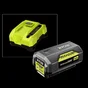 Lot D'1 Batterie Et D'1 Chargeur Ryobi, 36 V, 6 Ah Ry36Bc60A-160 Lithium-Ion