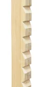 Poteau persienne, CERLAND, P.9 x H.200 cm, naturel classe 3