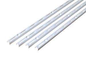 Lot De 4 Crémaillères Simples Acier, H.150 Cm Entraxe 50 Mm