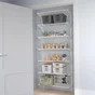 Console Double Acier Verni, P.32 Cm Entraxe 50 Mm
