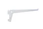 Console simple en acier verni, P.20 cm entraxe 50 mm blanc