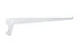 Console simple en acier verni, P.30 cm entraxe 50 mm blanc