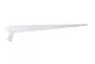 Console simple en acier verni, P.40 cm entraxe 50 mm blanc