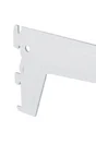 Console simple en acier verni, P.50 cm entraxe 50 mm blanc