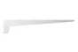 Console simple en acier verni, P.60 cm entraxe 50 mm blanc