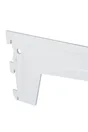 Console simple en acier verni, P.60 cm entraxe 50 mm blanc
