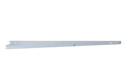 Console double en acier verni, P.37 cm entraxe 50 mm blanc