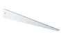 Console double en acier verni, P.37 cm entraxe 50 mm blanc