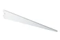Console double en acier verni, P.47 cm entraxe 50 mm blanc