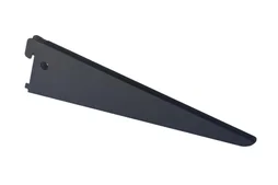 Console Double Acier Verni, P.22 Cm Entraxe 50 Mm