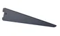 Console Double Acier Verni, P.27 Cm Entraxe 50 Mm