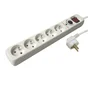 Multiprise Parafoudre 5 Prises H05Vv-F Lexman, 3680 W, Blanche