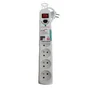 Multiprise Parafoudre 5 Prises H05Vv-F Lexman, 3680 W, Blanche
