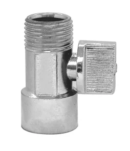 Stop douche laiton chromé mâle/femelle 21 mm