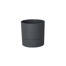 Pot Rond Polypropylène Aquaduo Diam.14.3 Cm Gris Anthracite