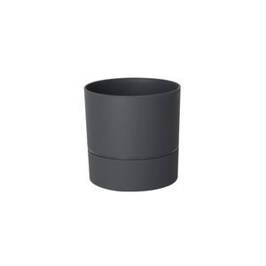 Pot Rond Polypropylène Aquaduo Diam.14.3 Cm Gris Anthracite