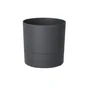 Pot Rond Polypropylène Aquaduo Diam.19.3 Cm Gris Anthracite