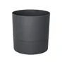 Pot Rond Polypropylène Aquaduo Diam.24.3 Cm Gris Anthracite