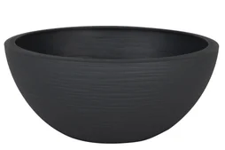 Vasque Polypropylène Eda Graphit Up, Diam.24.5 X H.10.5 Cm, Anthracite