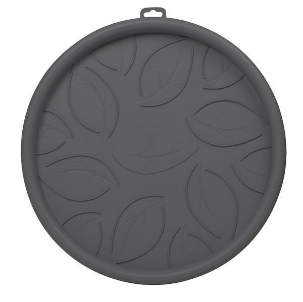 Support De Pot Polypropylène Eda Diam.34.5 X H.5.7 Cm Anthracite