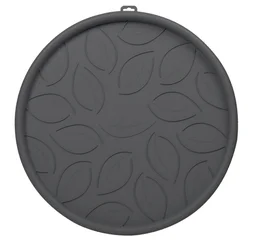 Support De Pot Polypropylène Eda Diam.45 X H.5.7 Cm Anthracite