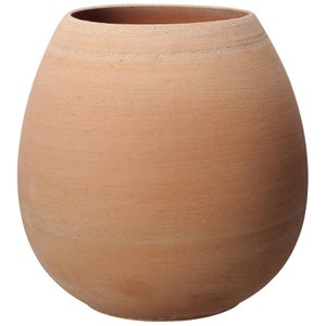 Pot En Terre Cuite Deroma, Diam. 28 X Haut. 28 Cm, Terre Cuite Rosée