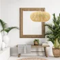 Suspension 1x e27 bambou naturel LUSSIOL Manille D.40 cm