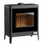 Poêle à bûche INVICTA Kazan anthracite, 9 kW