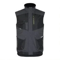 Gilet Sans Manche Ali Gris/Noir Taille S