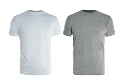 Lot De 2 Tee-Shirts De Travail Bicolore Blanc / Gris, Taille L, Kapriol