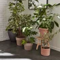 Pot Terre Cuite Deroma Perfetto Grafite Diam.29.4Xl.29.4Xh.23.6Cm Terre Grise