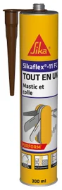 Mastic colle Sikaflex 11FC, SIKA, 300 ml marron