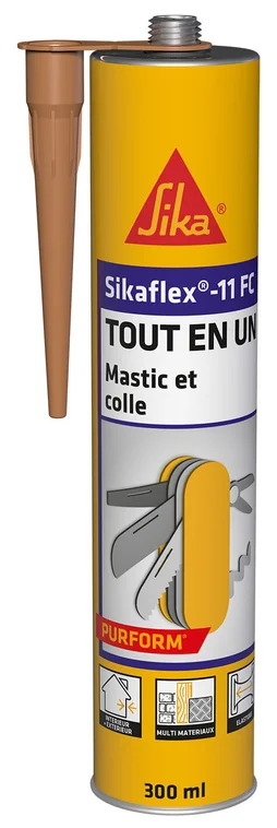 Mastic colle Sikaflex 11FC, SIKA, 300 ml beige