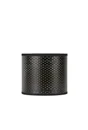 Abat-Jour Cylindre, Diam.13 Cm, Polyamide, Noir/Or Corep