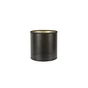 Abat-Jour Cylindre, Diam.13 Cm, Polyamide, Noir/Or Corep