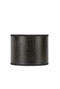 Abat-Jour Cylindre, Diam.18 Cm, Polyamide, Noir/Or Corep
