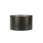 Abat-Jour Cylindre, Diam.30 Cm, Polyamide, Noir/Or Corep
