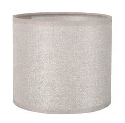 Abat-Jour Tube H.13 Cm, Diam.13 Cm, Coton, Shine